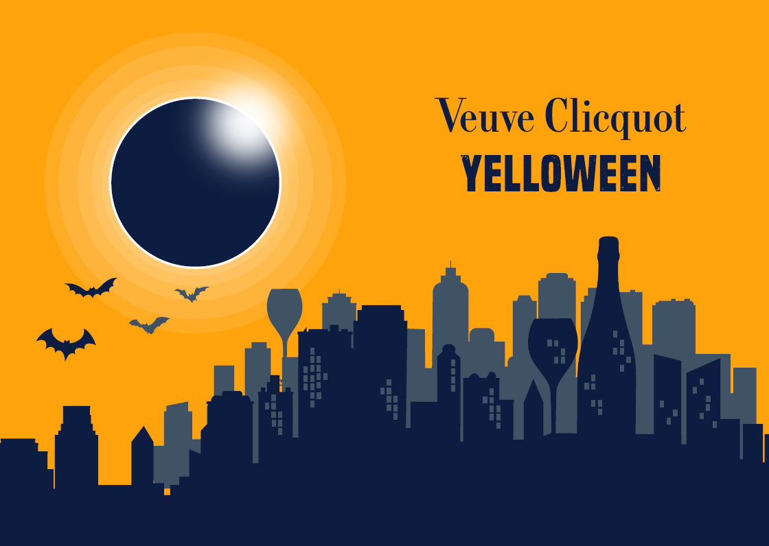Veuve Clicquot Yelloween in TOKYU KABUKICHO TOWER
