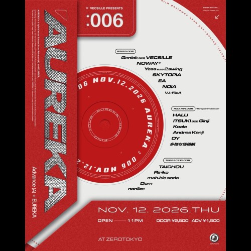 ZEROTOKYO 11/12(木)AUREKA:006
