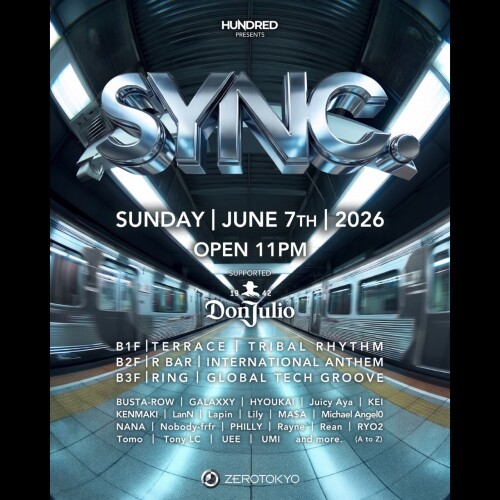 ZEROTOKYO 6/7(日) SYNC. supported by Donjulio