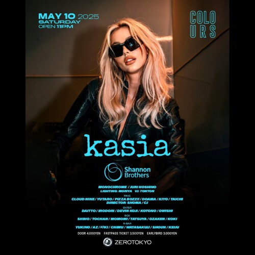 ZEROTOKYO 5/10(土) COLOURS presents KASIA