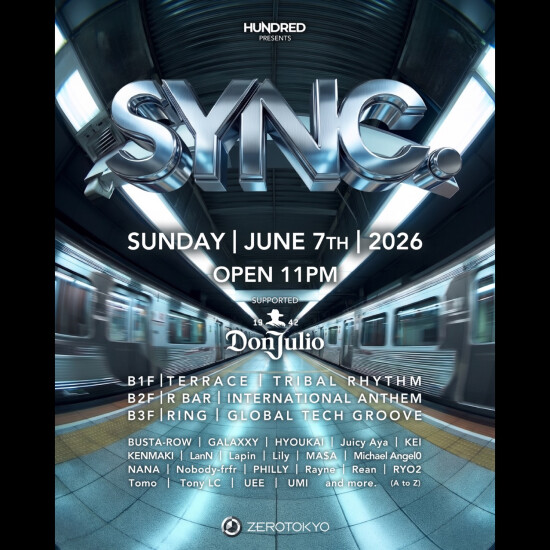 ZEROTOKYO 6/7(日) SYNC. supported by Donjulio
