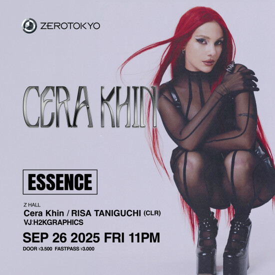 ZEROTOKYO 9/26(金) ESSENCE