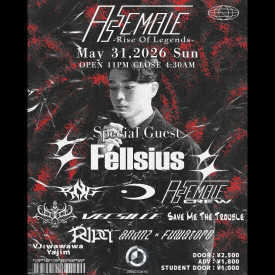 ZEROTOKYO 5/31(日) Assemble -Rise Of Legends-