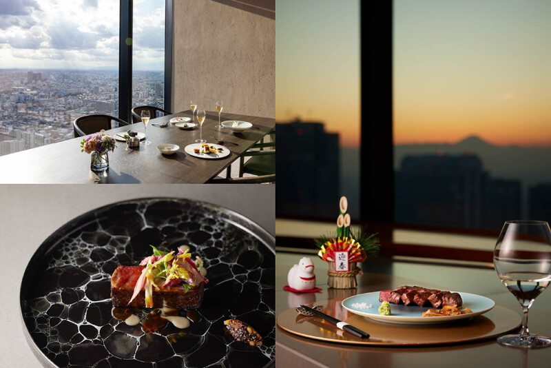 新宿の絶景を眼下に愉しむ、新春限定の美食コース